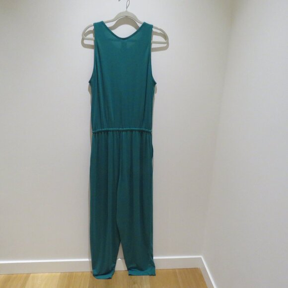 KIT AND ACE Banyan Jumpsuit in Forest Green Stretch Comfy Travel Active - Size M - Picture 8 of 11